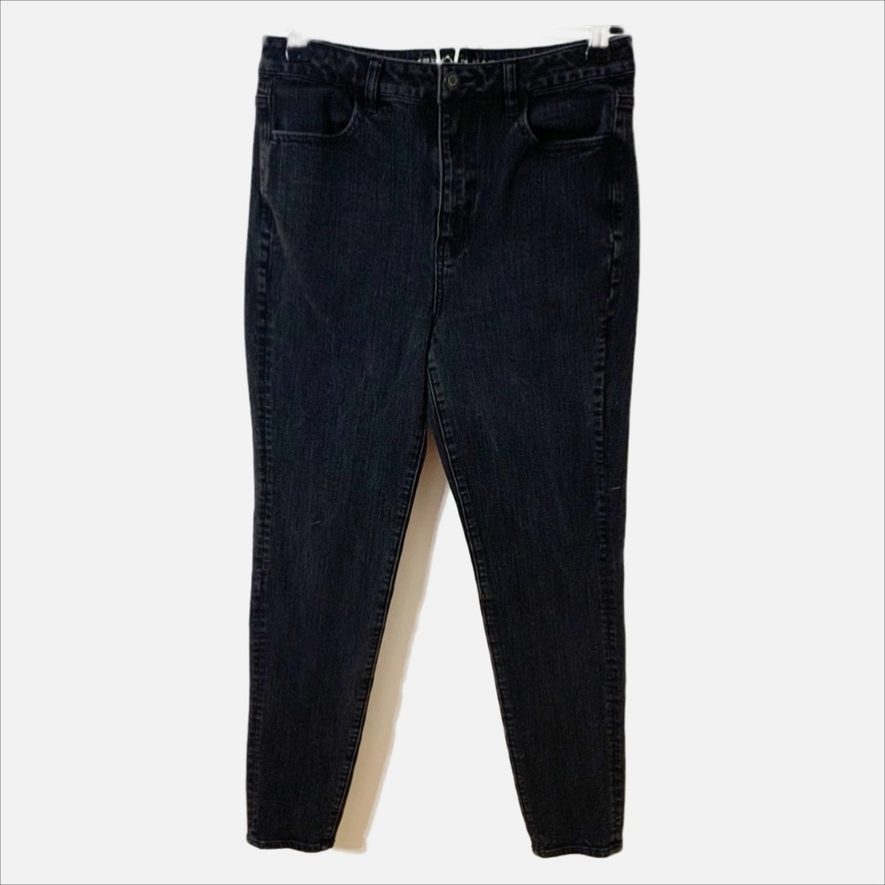 American Eagle Outfitters Hi-Rise 360 Super Stretch Jeggings Size 10 Long Black